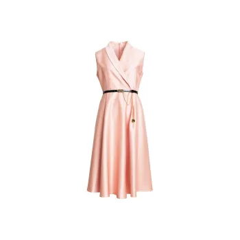 LIZZY Sleeveless Dress With Belt Women's