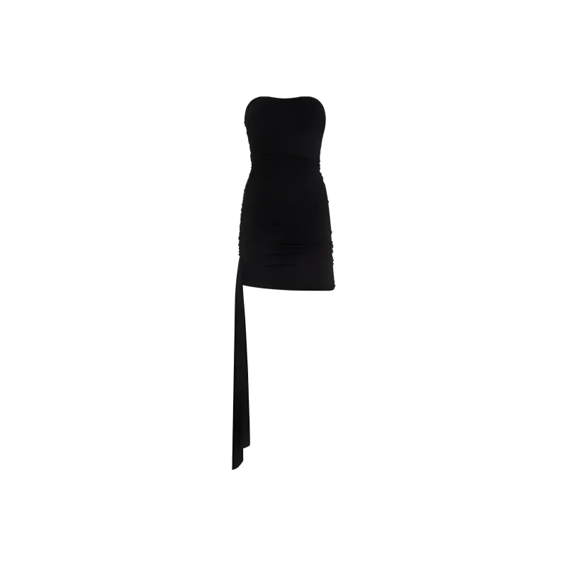 Magda Butrym Ruched Strapless Mini Dress-0