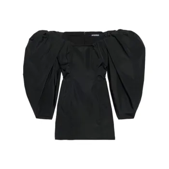 Jacquemus Long-Sleeved Dresses Women's Black