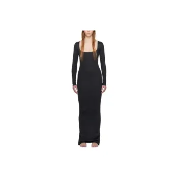 SKIMS Long-Sleeved Dresses Women's Black
