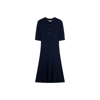 Tommy Hilfiger Short Sleeved Dress Women's Navy Blue