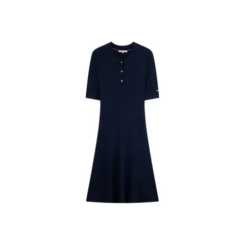 Tommy Hilfiger Short Sleeved Dress Women's Navy Blue