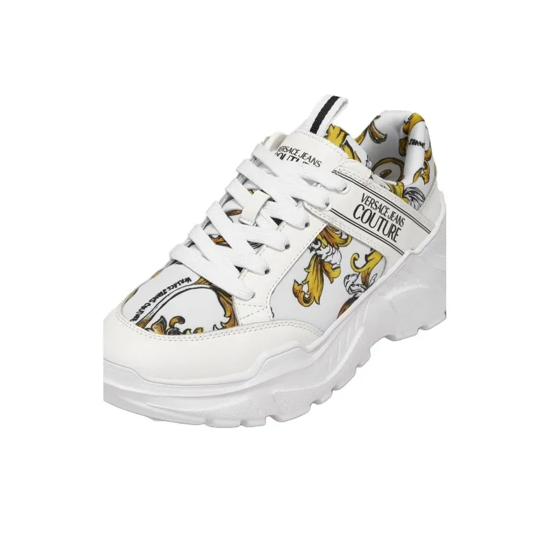 VERSACE JEANS COUTURE Low Top Casual Shoes Men's White-2