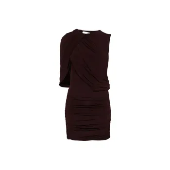 Magda Butrym Asymmetric Draped Mini Dress