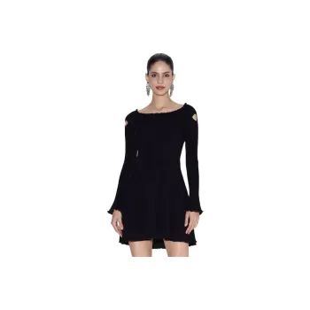 Bebe FW23 Long Sleeved Dress Women's Black