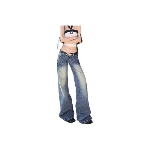 BENGEN Jeans Women's Dark Blue