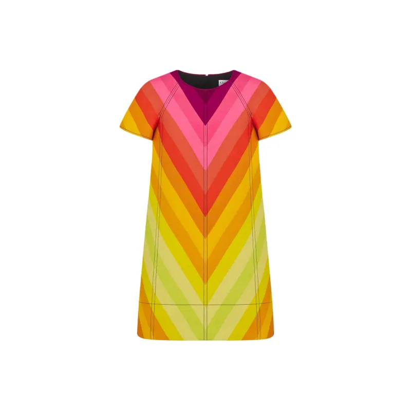 DIOR SS25 Short Sleeved Dresses Women's Multicolor-0