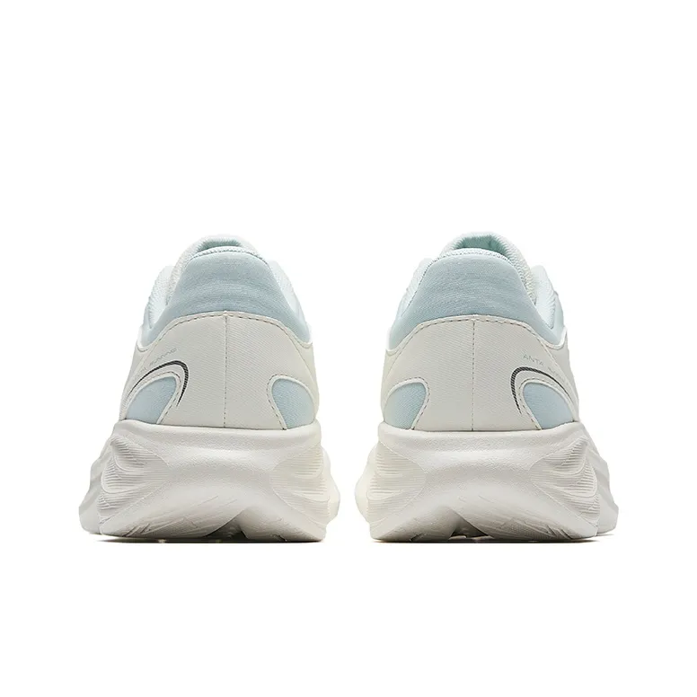 Anta Star Cloud 2 Slip Resistant And Breathable Low Top Casual Running Shoes Women's White Blue-3