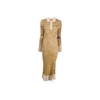 Jacquemus Zucca Striped Knit Dress