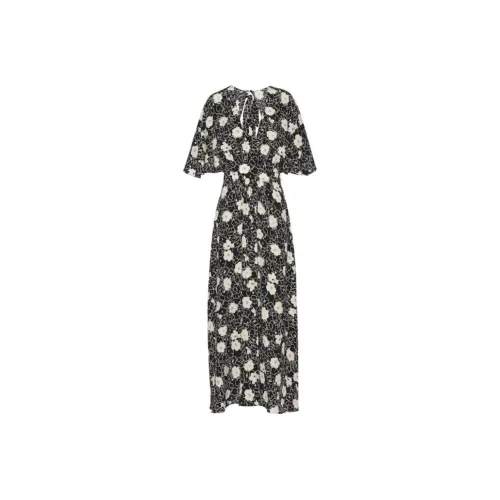 MIU MIU Short-Sleeved Raffiaes Women's Black