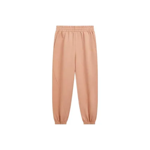 XTEP Knitted Sports Pants Women's Snail Red