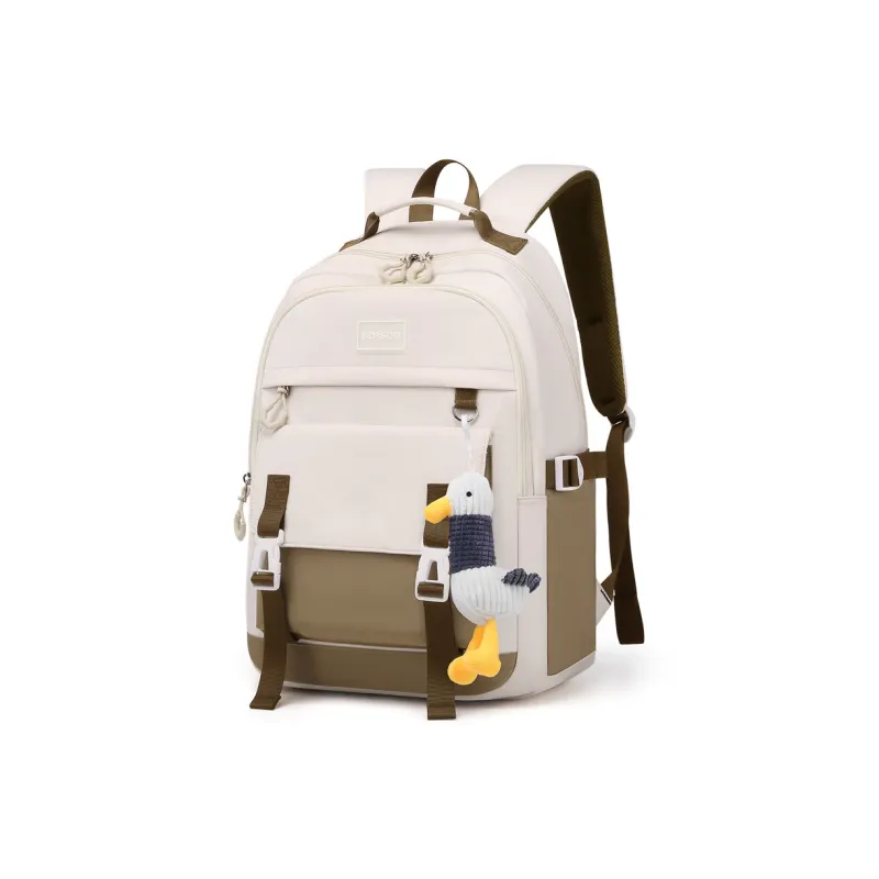 EDISON Water repellent Polyester Backpack Medium Size Unisex Multicolor-12