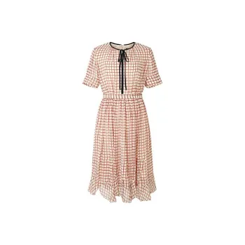 HAZZYS Short Sleeved Dresses Women's Light Beige