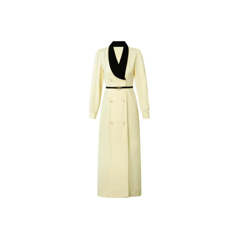 Max Issa Long-Sleeved Dresses Women's White-0