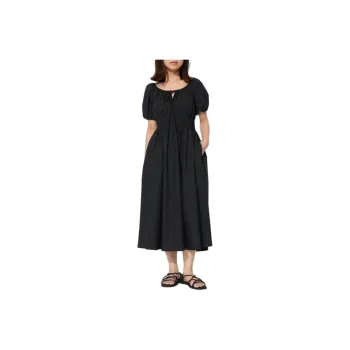 UNIQLO Short Sleeved Dresses Women's Black