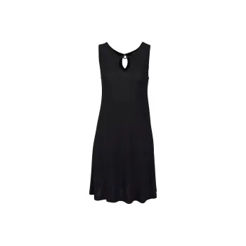 Victoria's Secret LASCANA Printed Sleeveless Mini Dress/Black Sleeveless Dress Women's Black
