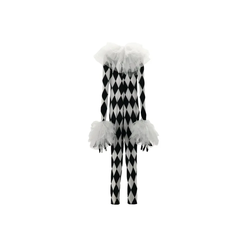 ZARA Halloween Limited Edition Series Jumpsuits Women's White-0