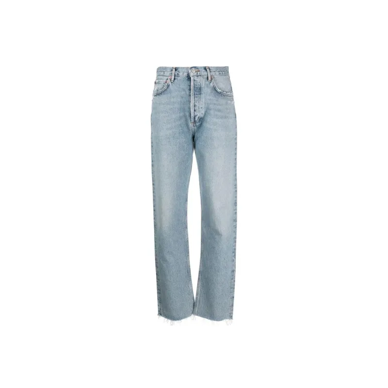 AGOLDE High-Waisted Boyfriend Jeans-0