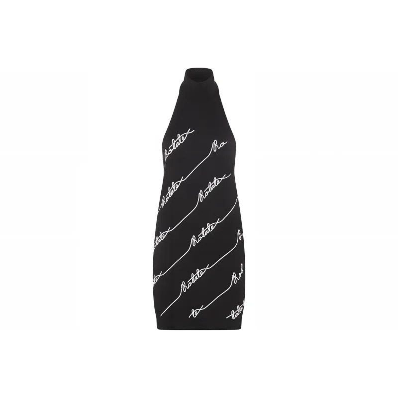 Rotate Sequin Logo Mini Dress-0
