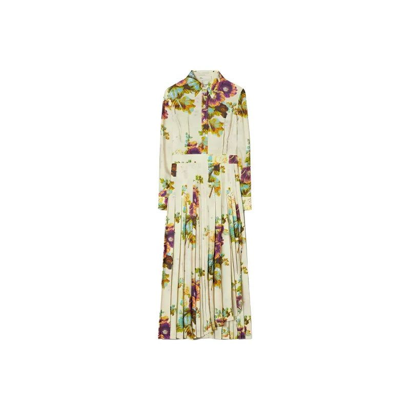 TORY BURCH Floral print Midi Shirtdress-0