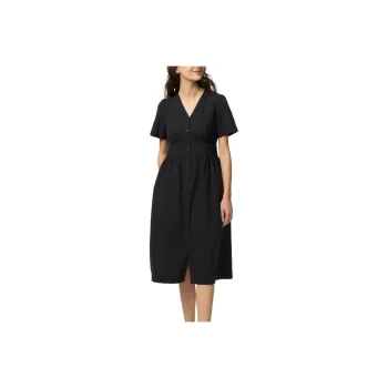 UNIQLO Short Sleeved Dresses Women's Black
