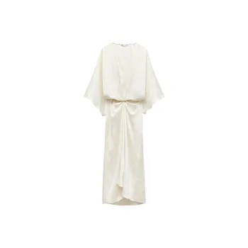 ZARA Long Sleeved Dress Women's White