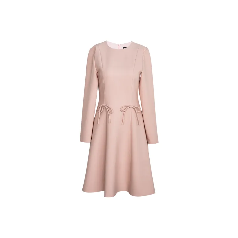 ROEYSHOUSE Long Sleeved Dress Women's Pink-0