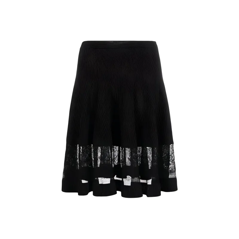 Alexander McQueen Casual Short Skirts Women's Black-0