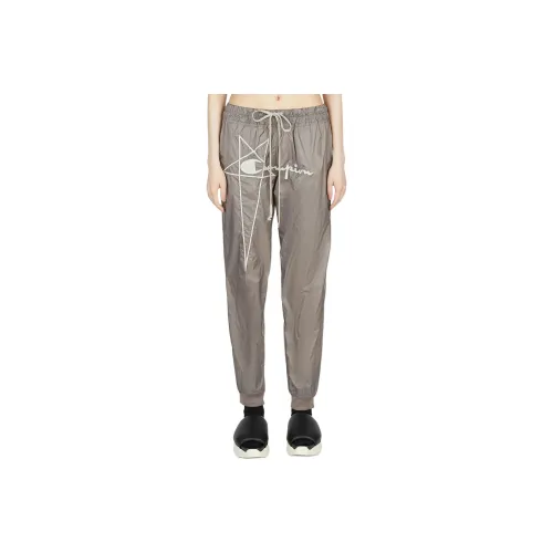 RICK OWENS X Champion Logo Embroidered Drawstring Track Pants