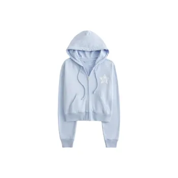 Hollister Jackets & Coats Women's Gray Blue