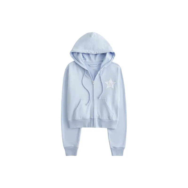 Hollister Jackets & Coats Women's Gray Blue-0