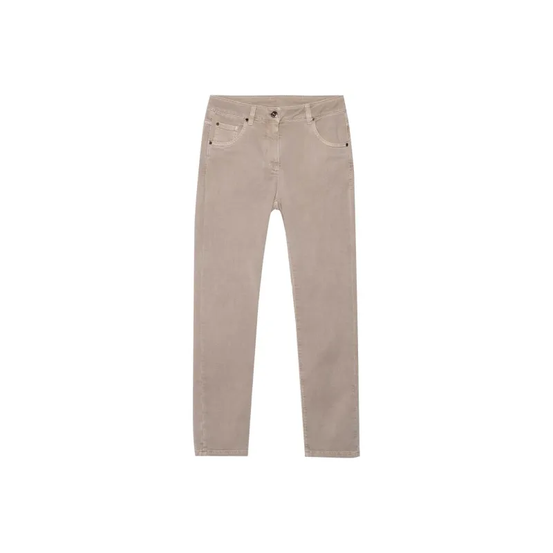 Brunello Cucinelli Mid Rise Stretched Jeans-0