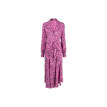 Rotate Long-Sleeved Dresses Women's Bubble Gum Pink