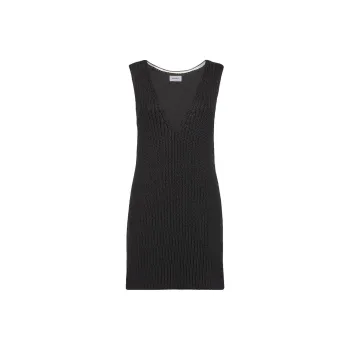 Ferragamo Sleeveless Dresses Women's Black