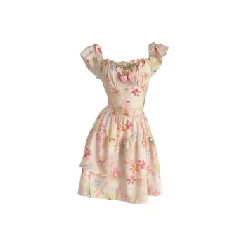 BEAUTIFUL CONFESSION Short Sleeved Dress Women's Pink