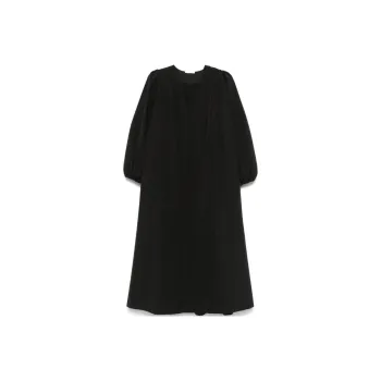 THE ROW Beauvoir V Neck Midi Dress