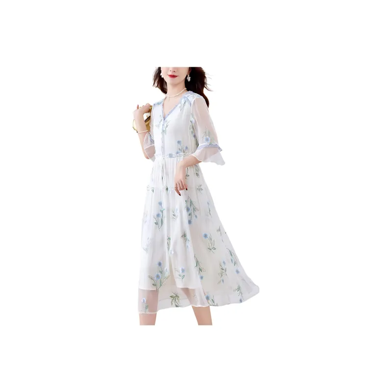 Ink Beauty Short Sleeved Dresses Women's-0