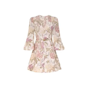 Zimmermann FW24 Long-Sleeved Dresses Women's Cream