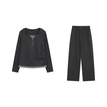 Mo Han Yi Mei Casual Suit Women's Gray