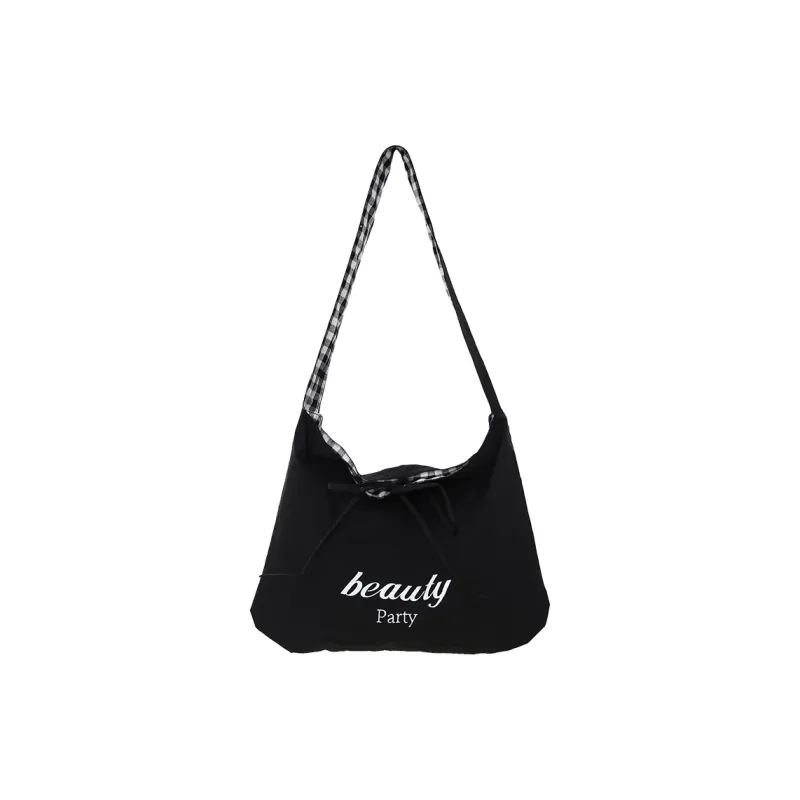 Miss Angel Nylon Tote Bag, Shoulder Bag Women's Multicolor-8