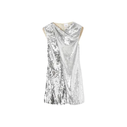 Burberry Sequined Jersey Dress 'Dark Birch Brown'