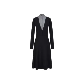 JZ. ANNAKRO Long Sleeved Dresses Women's Dark Gray