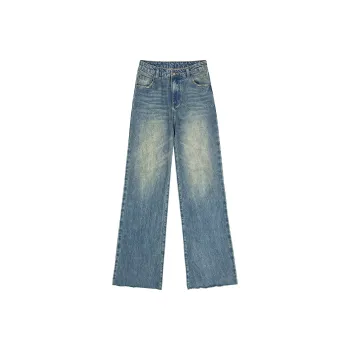 ZAOANFANFAN Jeans Women's Vintage Blue