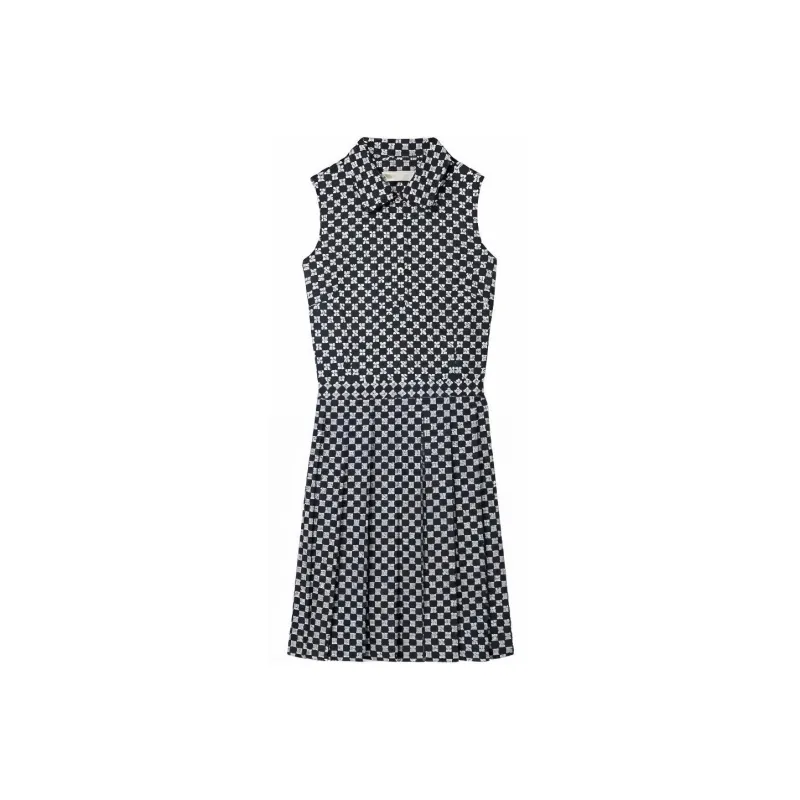 TORY BURCH Sleeveless Dress Women's Dark Blue-0