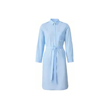 Burberry Long Sleeved Dresses Women's Light Blue