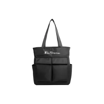 BEN SHERMAN Oxford Shoulder Bag Unisex Black