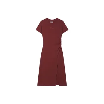 FILA Short Sleeved Dresses Women's Reddish Brown