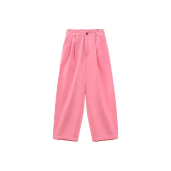 Mu Qingqing Casual Pants Women's Pink