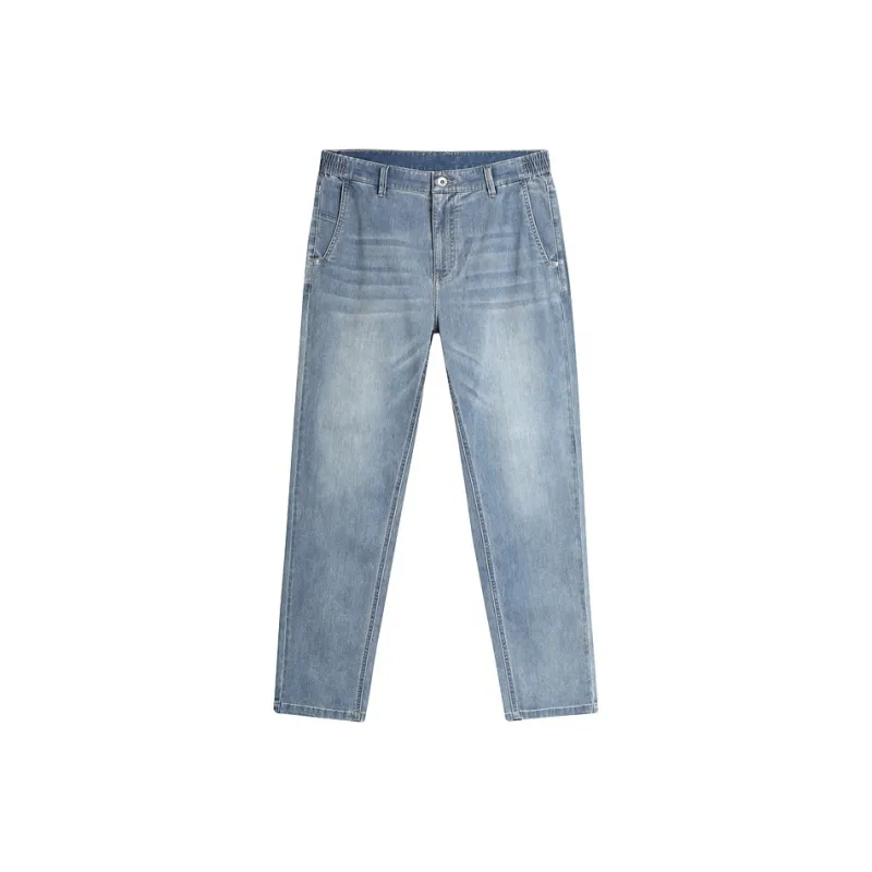 EHE Jeans Men Washed Blue-0