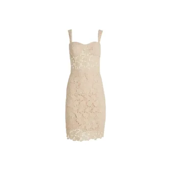 GUESS Luca Lace Corset Dress Slip Dresses Women's Beige